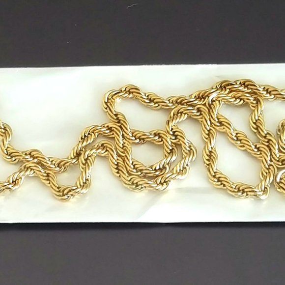 Rope Chain Gold Stainless steel 5mm - Picture 3 of 4